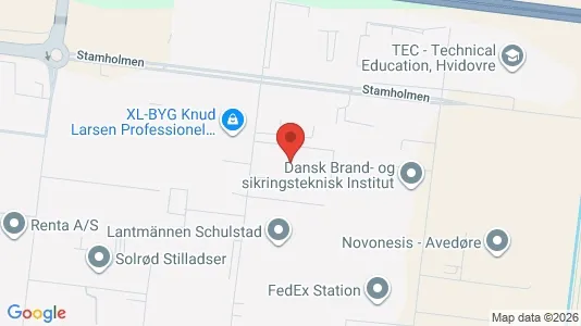 Erhvervslokaler til leje i Hvidovre - Foto fra Google Street View