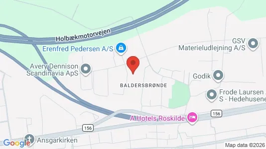 Erhvervslokaler til leje i Hedehusene - Foto fra Google Street View