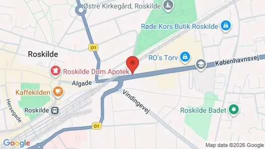 Erhvervslokaler til leje i Roskilde - Foto fra Google Street View