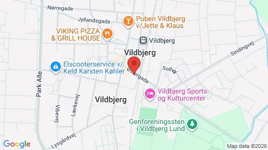 Erhvervslokaler til leje i Vildbjerg - Foto fra Google Street View