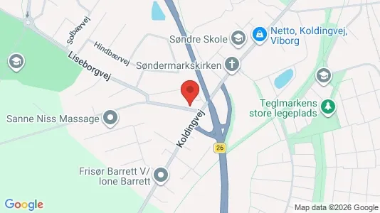 Erhvervslokaler til leje i Viborg - Foto fra Google Street View