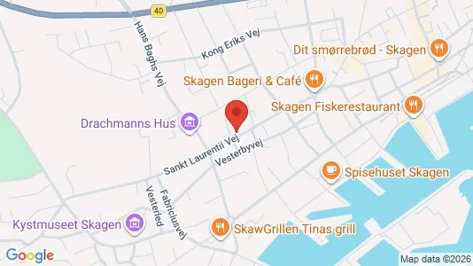 Erhvervslokaler til leje i Skagen - Foto fra Google Street View