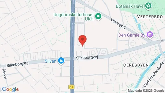 Erhvervslokaler til leje i Århus C - Foto fra Google Street View