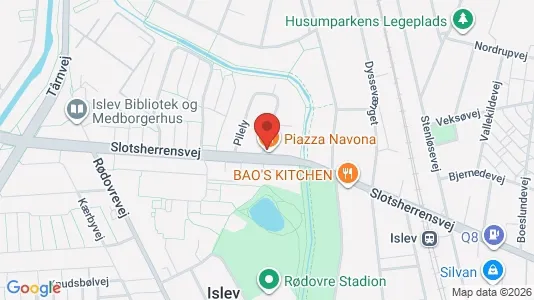 Erhvervslokaler til leje i Rødovre - kort over placeringen