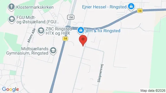 Erhvervslokaler til leje i Ringsted - Foto fra Google Street View
