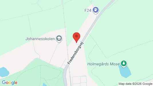 Erhvervslokaler til leje i Hillerød - kort over placeringen
