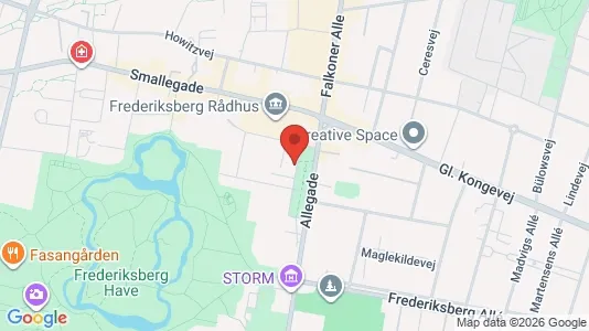 Erhvervslokaler til leje i Frederiksberg - Foto fra Google Street View