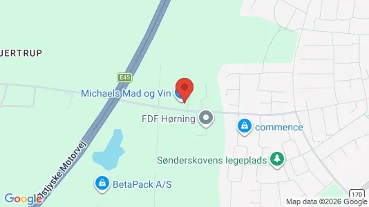 Erhvervslokaler til leje i Hørning - Foto fra Google Street View