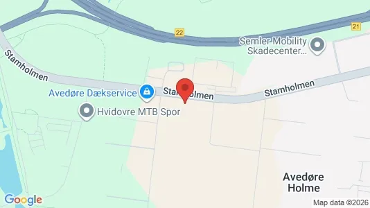 Erhvervslokaler til leje i Hvidovre - Foto fra Google Street View