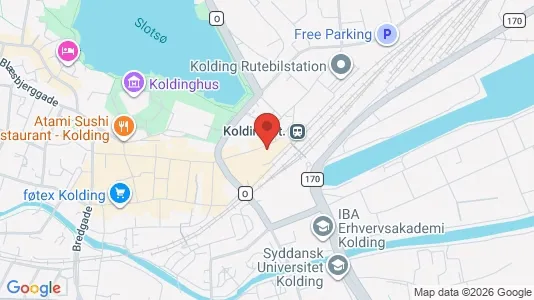 Erhvervslokaler til leje i Kolding - Foto fra Google Street View