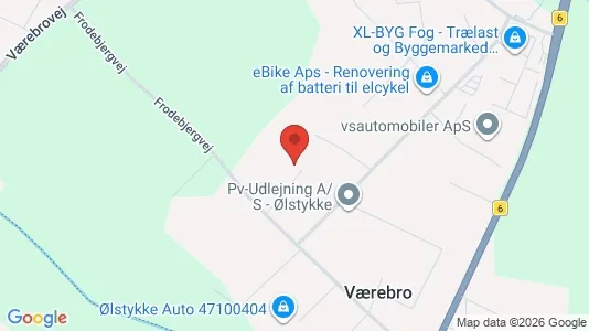 Erhvervslokaler til leje i Ølstykke - Foto fra Google Street View