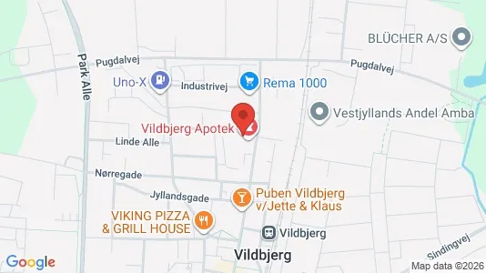 Erhvervslokaler til leje i Vildbjerg - Foto fra Google Street View