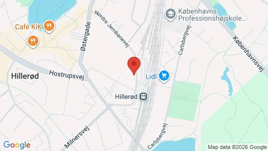 Erhvervslokaler til leje i Hillerød - Foto fra Google Street View