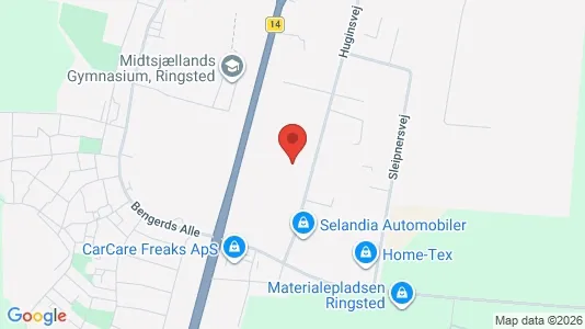 Erhvervslokaler til leje i Ringsted - Foto fra Google Street View