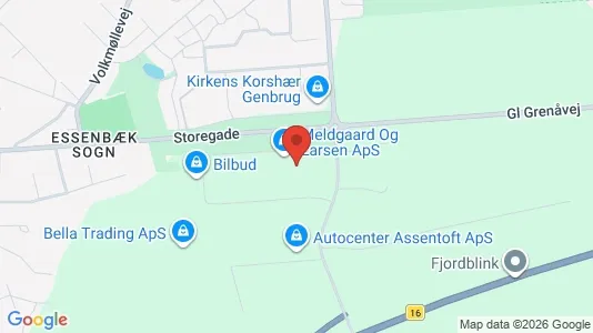 Erhvervslokaler til leje i Randers SØ - Foto fra Google Street View