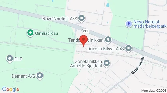 Erhvervslokaler til leje i Måløv - kort over placeringen