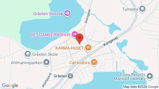 Erhvervslokaler til leje i Gråsten - kort over placeringen