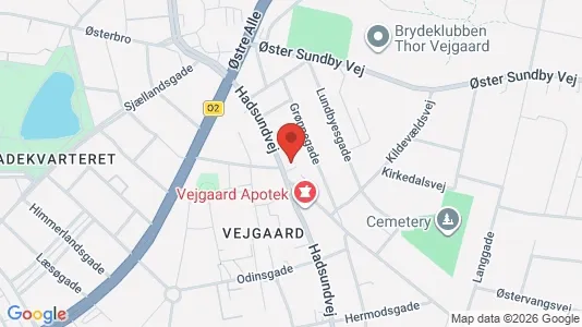 Erhvervslokaler til leje i Aalborg Centrum - kort over placeringen