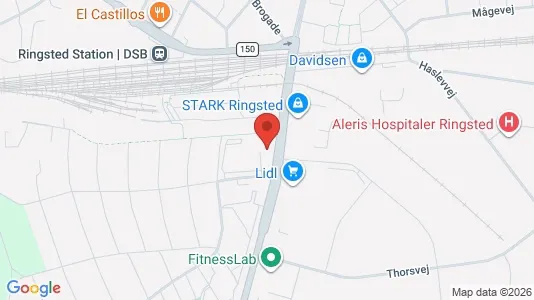Erhvervslokaler til leje i Ringsted - Foto fra Google Street View