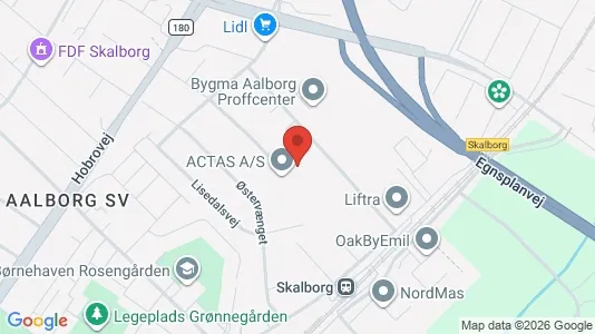 Erhvervslokaler til leje i Aalborg SV - Foto fra Google Street View