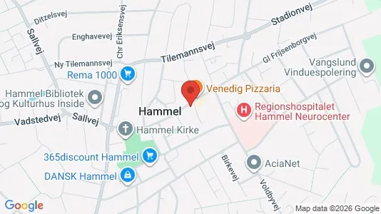Erhvervslokaler til leje i Hammel - Foto fra Google Street View