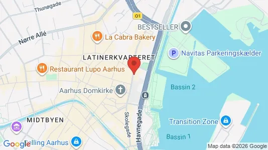 Erhvervslokaler til leje i Århus C - Foto fra Google Street View