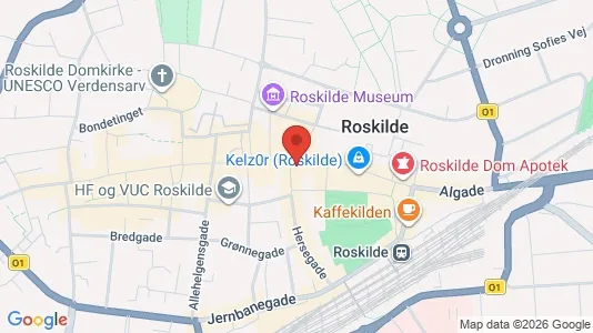 Erhvervslokaler til leje i Roskilde - Foto fra Google Street View