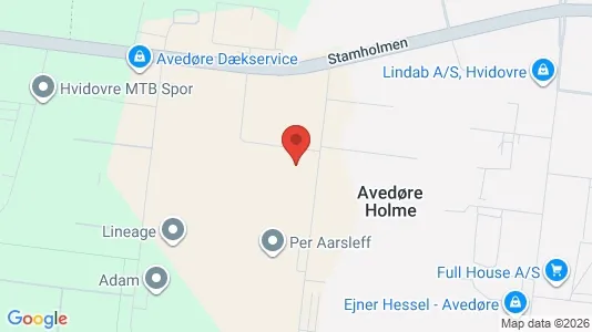 Erhvervslokaler til leje i Hvidovre - Foto fra Google Street View