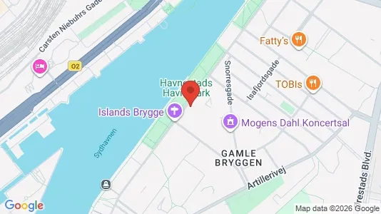 Erhvervslokaler til leje i København S - kort over placeringen
