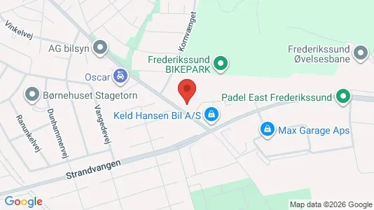 Erhvervslokaler til leje i Frederikssund - Foto fra Google Street View