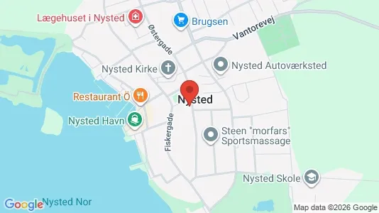 Erhvervslokaler til leje i Nysted - Foto fra Google Street View