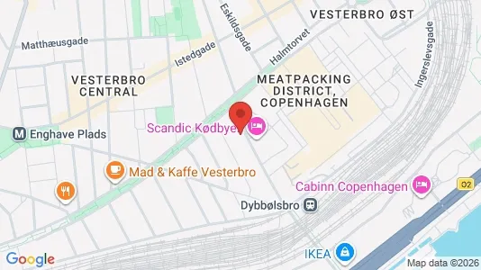 Erhvervslokaler til leje i Vesterbro - Foto fra Google Street View