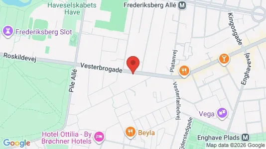 Erhvervslokaler til leje i Frederiksberg C - Foto fra Google Street View