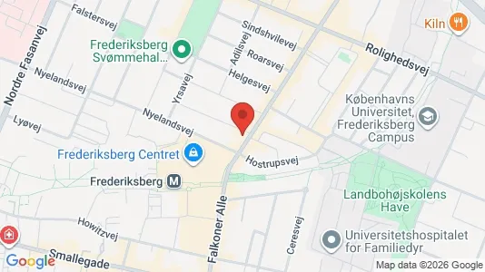 Erhvervslokaler til leje i Frederiksberg - Foto fra Google Street View
