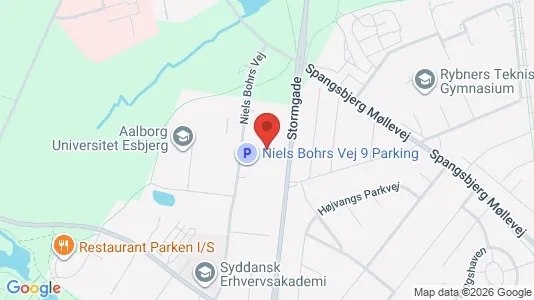Erhvervslokaler til leje i Esbjerg Centrum - kort over placeringen