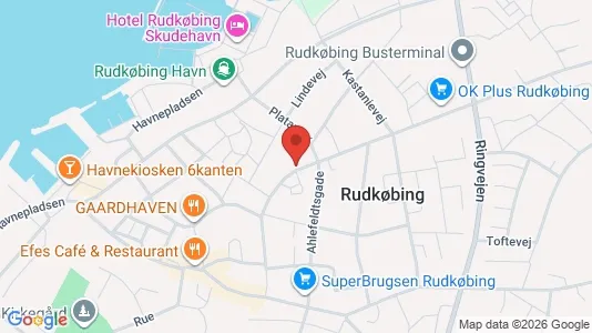 Erhvervslokaler til leje i Rudkøbing - Foto fra Google Street View