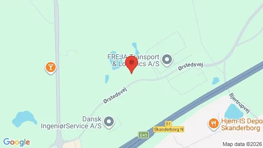 Erhvervslokaler til leje i Skanderborg - Foto fra Google Street View