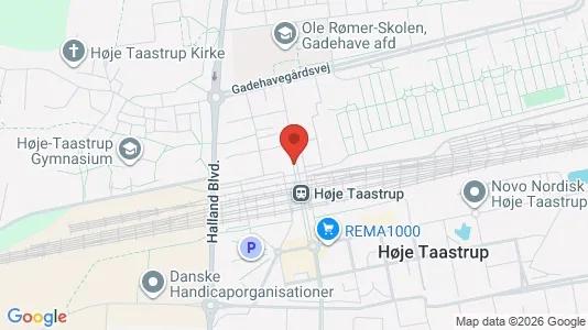 Erhvervslokaler til leje i Taastrup - Foto fra Google Street View