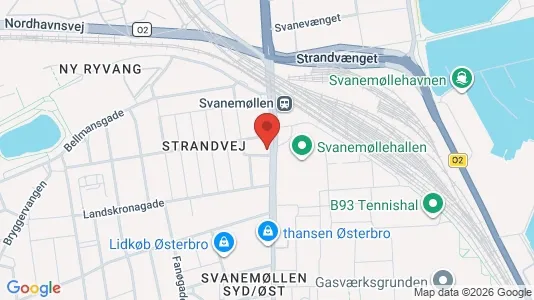 Erhvervslokaler til leje i Østerbro - Foto fra Google Street View