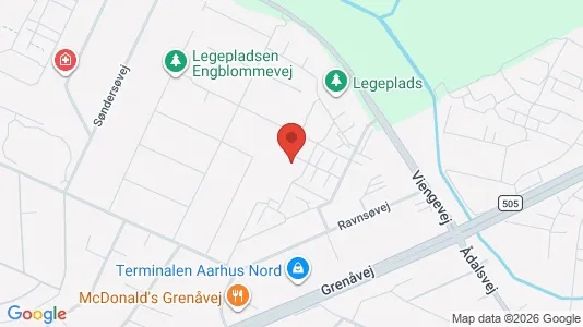 Erhvervslokaler til leje i Risskov - Foto fra Google Street View