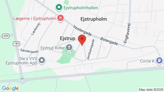 Erhvervslokaler til leje i Ejstrupholm - Foto fra Google Street View