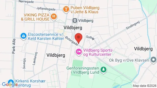 Erhvervslokaler til leje i Vildbjerg - Foto fra Google Street View