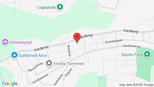 Erhvervslokaler til leje i Vejle Centrum - kort over placeringen