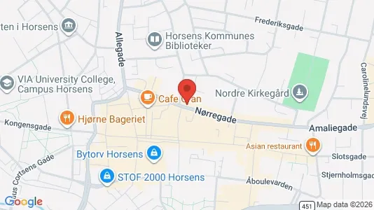 Erhvervslokaler til leje i Horsens - Foto fra Google Street View