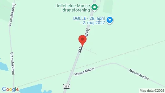Erhvervslokaler til leje i Nysted - kort over placeringen