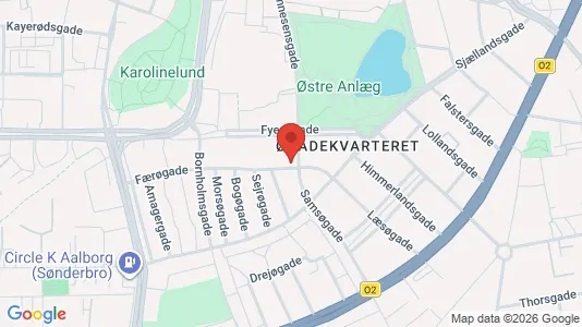Erhvervslokaler til leje i Aalborg Centrum - Foto fra Google Street View