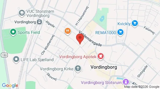 Erhvervslokaler til leje i Vordingborg - Foto fra Google Street View