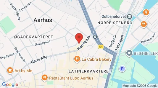 Erhvervslokaler til leje i Århus C - Foto fra Google Street View