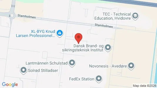 Erhvervslokaler til leje i Hvidovre - Foto fra Google Street View