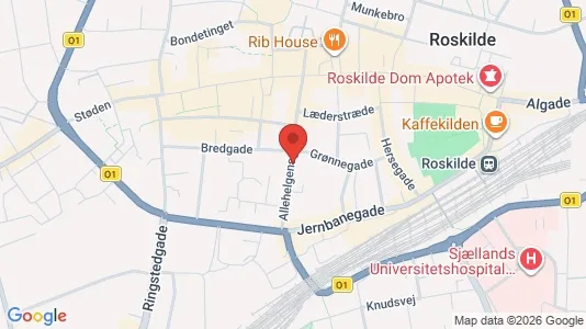 Erhvervslokaler til leje i Roskilde - Foto fra Google Street View